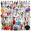 Cristiano Ronaldo Waterproof Graffiti Stickers for Water Bottles & Phones - Creative Football Design, Pack of 50