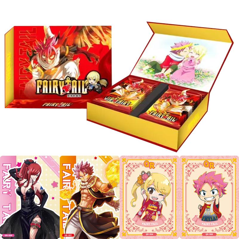 FAIRY TAIL Карты Воспоминания Юности Нацу Драгнил Люси Хартфилия Эрза Скарлет Аниме CP Персонаж Игровая Коллекция Карты Игрушки Подарки
