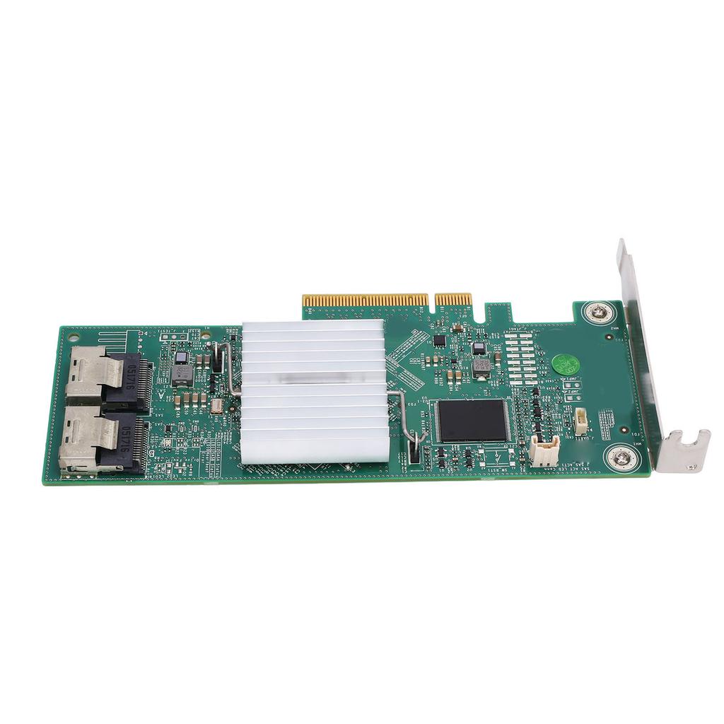 H310 IT Mode Array Card PCI‑Ex8 4GbS Dual SFF8087 8 SAS Compatible RAID 0 1 5 10 Storage