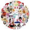 Japanese traditional culture stickers 50 pieces laptop notebook motorcycle helmet water bottle luggage skateboard planner waterproof scrapbooking