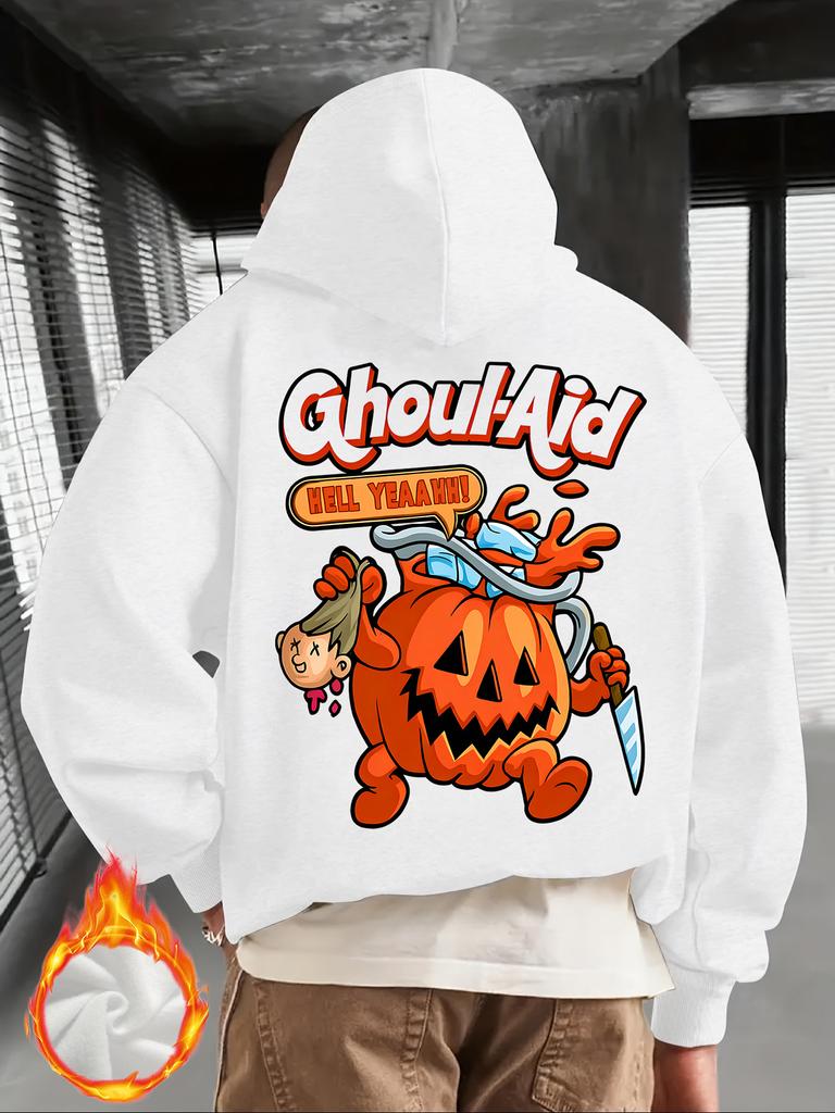 Autumn/Winter Halloween Pumpkin Kids Casual Sports Pullover Sweatshirt, Running Color Print Couple Trendy Street Style Hoodie