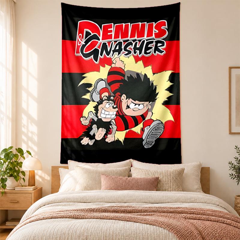 Dennis the Menace Tapestry highquality for decorating living room bedroom dorm walls ideal as bedroom wallart orholiday gift