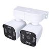 Dual Lens Outdoor Cameras 2.5K 5MP House Camera Wired Plug in WiFi Security Camera with Microphone Sound Video PTZ Auto