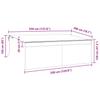 Retractable Striped Blue Awning 350 x 200 cm Fabric