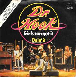 7-дюймовый рекорд DR. ХУК - Девочки могут это получить MER51 Mercury 1980 Великобритания Поп Б/У