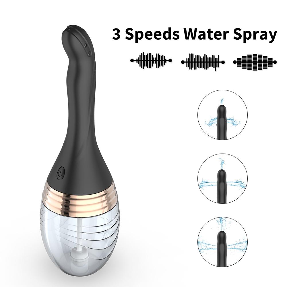 Электрический силиконовый анальный очиститель клизма контейнер для очистки вагинальная спринцовка очиститель клизма груша шприц здоровье гигиена секс женщина мужчина