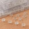 Clear Flat Head I-Nails: Creative Cork Board Push Pins for Paintings
