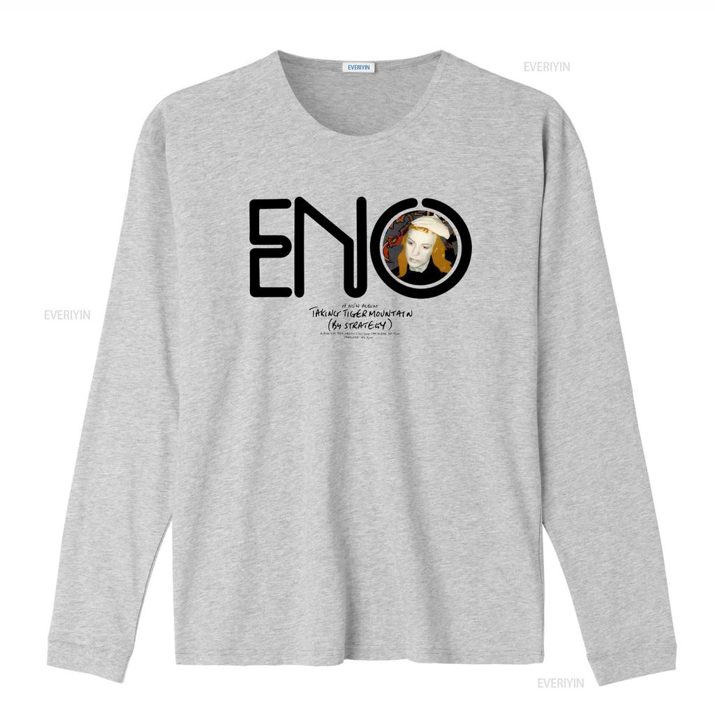 Eno Taking Tiger Mountain By Strategy Promo T Shirt Brian Inspired Design Vintage Washed Comfortable Versatile Unisex Homme