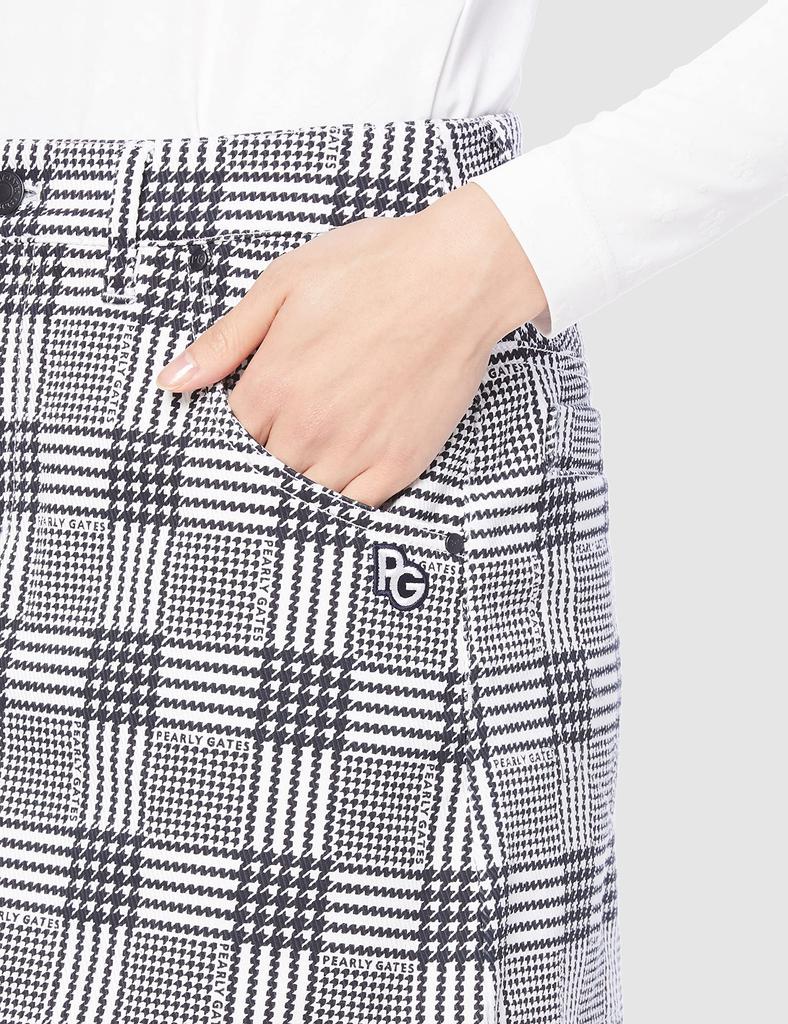 Юбка Luentin Чулки Стрейч Клетка Глен Логотип Стирка Изделия 1 [Pearly Gates] Женская / 055-2134204 121_Темно-синий [M]