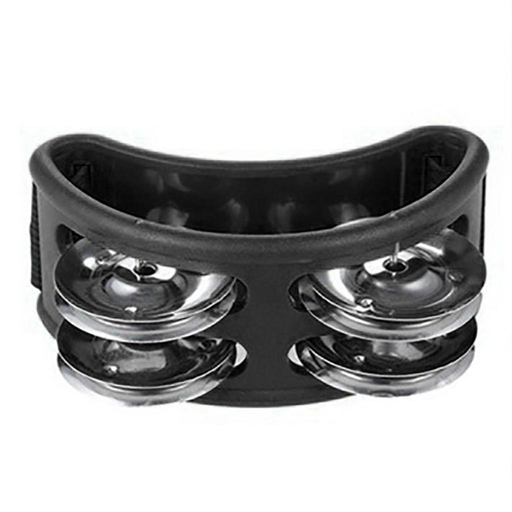 Foot Tambourine Percussion with Jingle Bell Tambourine Musical Percussion Instruments for Guitar