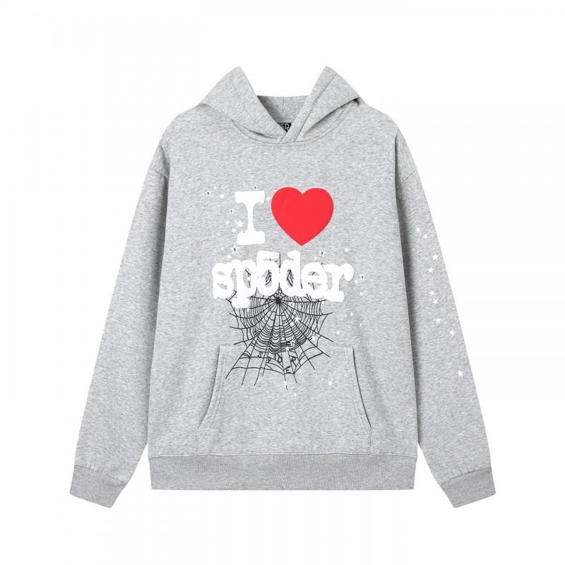 Oversized Hooded Sweatshirt With Bold Foamed Letter Print 55555 Unisex Streetwear Winter Warm Cotton Pullover