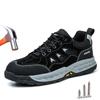 Safety Shoes Men Anti-smash Anti-puncture Safety Boots Indestructible Steel Toe Work Shoes Men Protective Work Sneakers