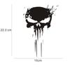 Waterproof Auto Reflective Sticker Car Skull Decal 3D Car Stickers Punisher Skull Sticker