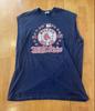 Винтажная футболка Boston Red Sox Мировая серия 1986 года Logo 7 с обрезанными рукавами