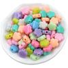 Handmade Materials DIY 100pcs Creamy Flower Beads Jewelry Accessories Bracelet Necklace Fashion Macaron Color