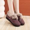 Изготовление на заказ зимних новых старых пекинских хлопковых туфель, женских бархатных утолщенных туфель для мам, нескользящих, холодостойких и теплых сноубутсов