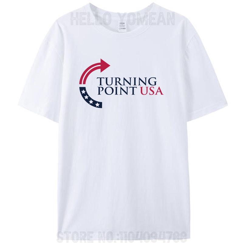 Это Поворотный Момент США TPUSA Свобода Чарли Женская Мужская 100% Хлопок Футболка Повседневные Футболки Рубашки Топы