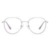 VINCENT CHASE EYEWEAR Unisex Zero Power Bluecut & Antiglare Computer Eyeglasses For Eye Protection | Stainless Steel | Vc E13784