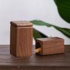 High-end Black Walnut Wood Toothpick Box Toothpick Dispenser Container  Living Room