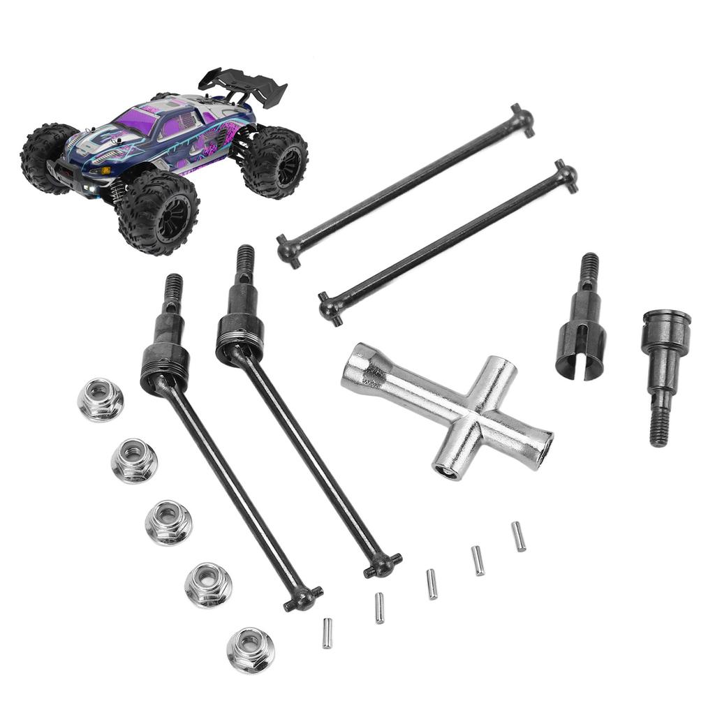 Комплект переднего и заднего приводного вала RC, стальной приводной вал CVD для радиоуправляемой машины SCY 16101 16102 16103 16201PRO 1/16