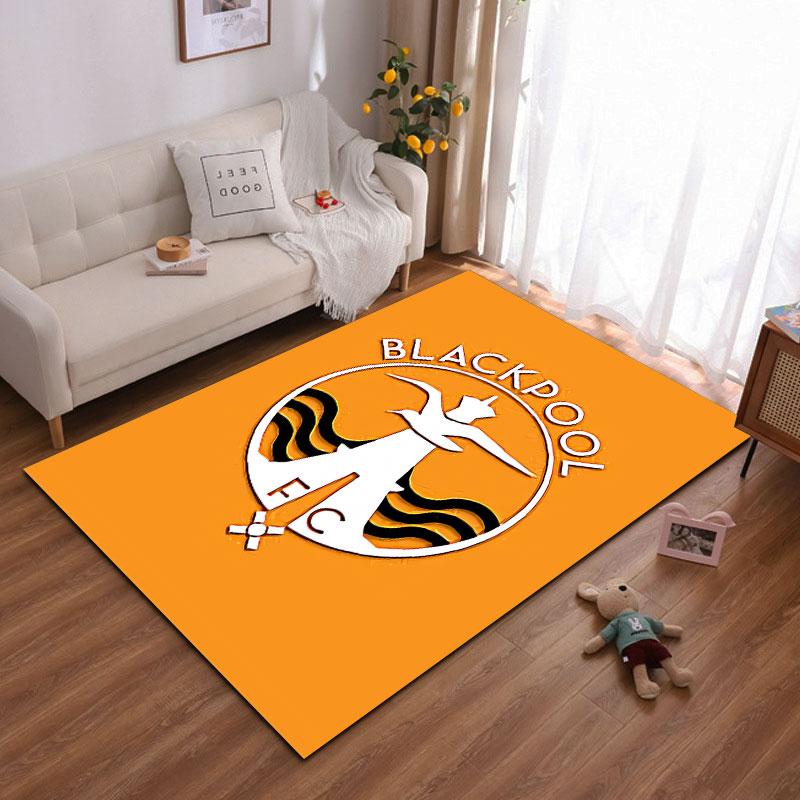 Blackpool FC Logo Carpet suitable as a non-slip mat for the living room or bedroom sofa