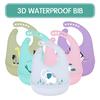 Waterproof Bibs Baby Silicone Bibs Burp Cloths Adjustable Feeding Apron Saliva Towel