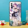 Чехол Hololive Minato Aqua для Samsung Galaxy A25 A54 A34 A14 A52 A32 A12 A13 A33 A53 A15 A16 A36 A56 A26 A05 A35 A55