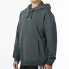 adidas Флисовая спортивная толстовка с вышитым логотипом и капюшоном на шнурке, мужская толстовка темно-серого цвета IS1463
