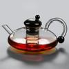 Cute Rat Tail Glass Kettle High Borosilicate Glass Teapot Teacup Set Home Scandinavian Style Brewing Teapot