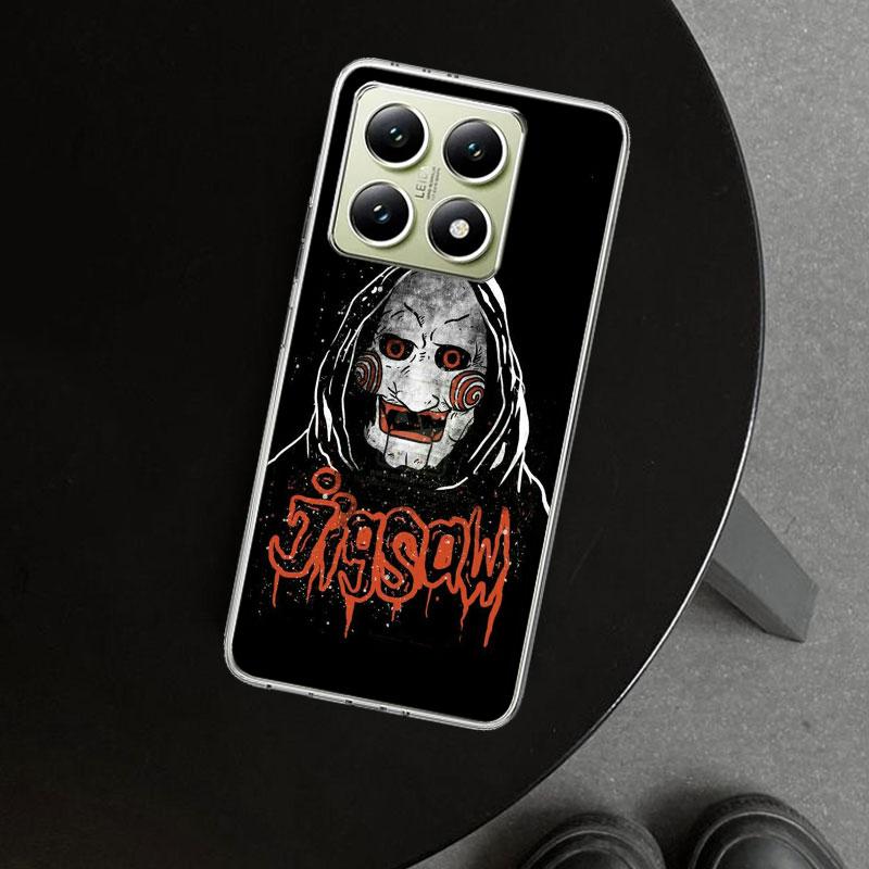The Jigsaw Killer Horror Phone Case Cover for Xiaomi Redmi Note 15 14 13 12 11 Pro Plus 14S 12S 11S 11T 11E 10S 10 Customized Fu