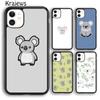 Krajews Cute Cartoon Koala Soft Phone Case Cover For iPhone 14 5 6s 7 8 Plus X XR XS 11 12 13 Pro Max Samsung S21 S22 Ultra Plus