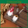Claus Santa Cartoon Felt And Fork Covers For Christmas Decoration Room