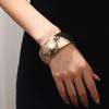 Металлический гладкий открытый браслет, кольцо на руку, нишевый дизайн, высококачественный браслет, женский браслет на руку, браслет на руку, браслет, декоративные аксессуары.