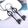 Брелок в форме сердца Kingdom Key, кулон-ожерелье из сплава, модный подарок