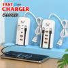 66 Вт Быстрое Зарядное Устройство с Несколькими Портами USB Type-C PD для Телефона iPhone Samsung Xiaomi Quick Charge EU US Штекер Настенное Зарядное Устройство