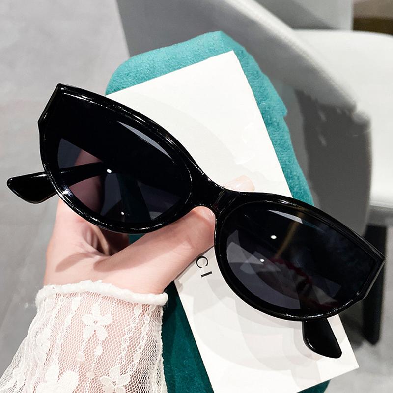 Индивидуальные женские модные солнцезащитные очки «кошачий глаз» женские винтажные черные градиентные солнцезащитные очки