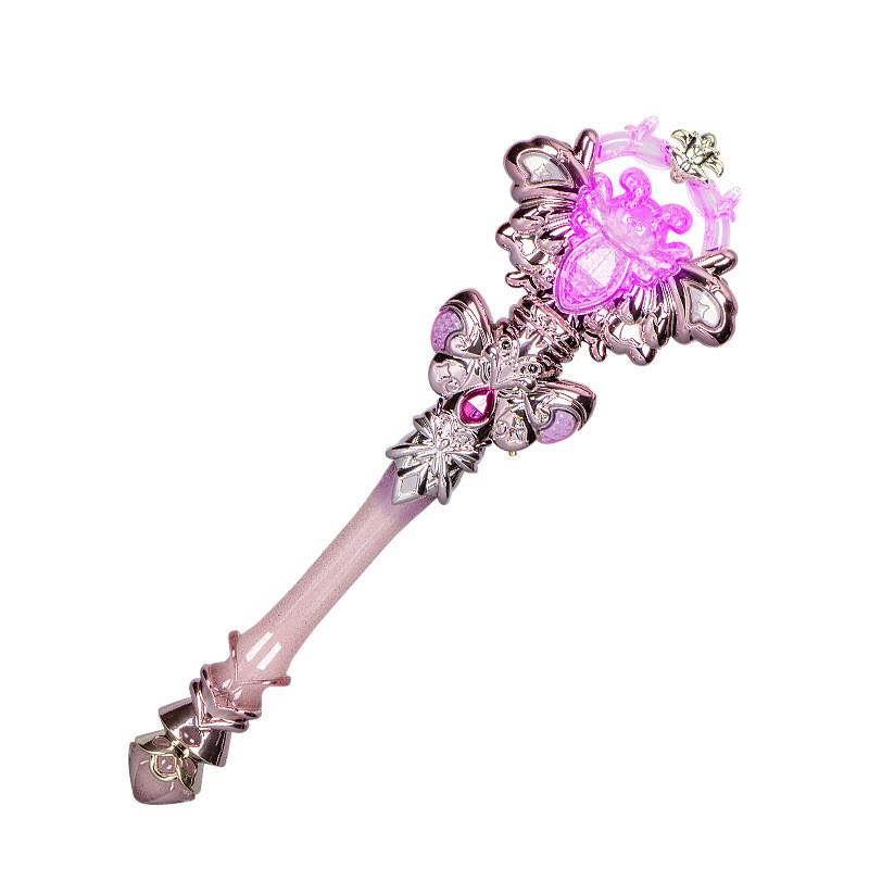 Кристальная палочка феи-бабочки с подсветкой и звуком для девочек, детский подарок