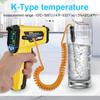 Digital Infrared Thermometer LCD Color Screen Digital Thermometer Temperature Meter Backlight Alarm Handhold Thermometer