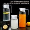 Transparent Water Bottle Heat-resistant Juice Cold Water Bottle New Coffee Milk Pot