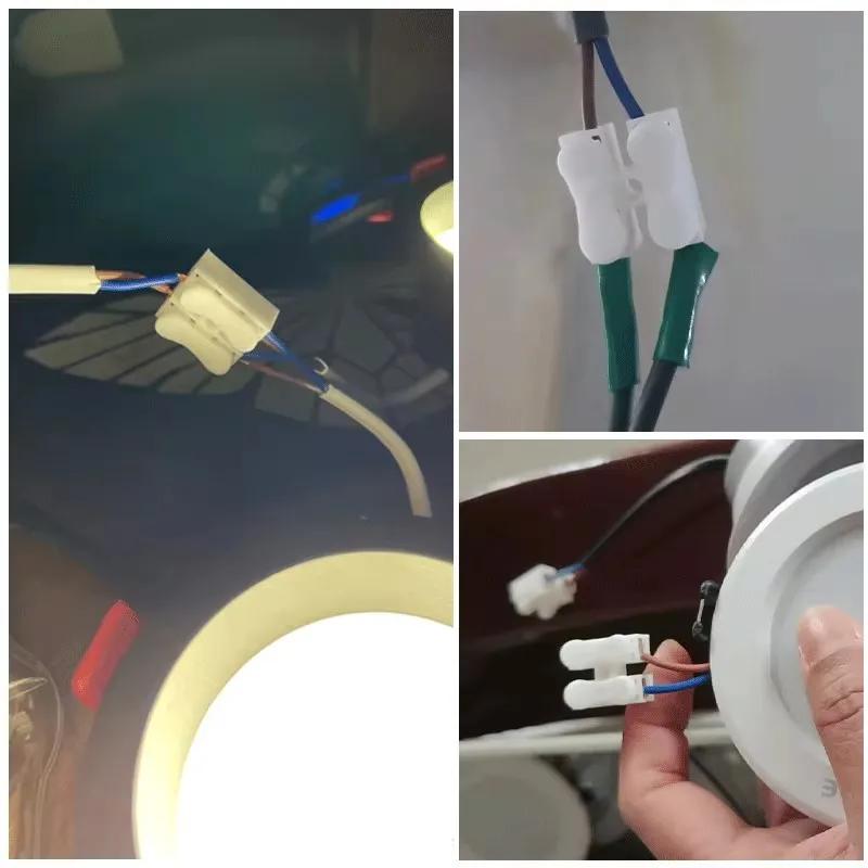 Проводной соединитель CH-1 CH-2 Пресс-клеммная колодка Зажим для шнура питания Огнестойкая клеммная колодка Быстрые электрические кабельные соединители