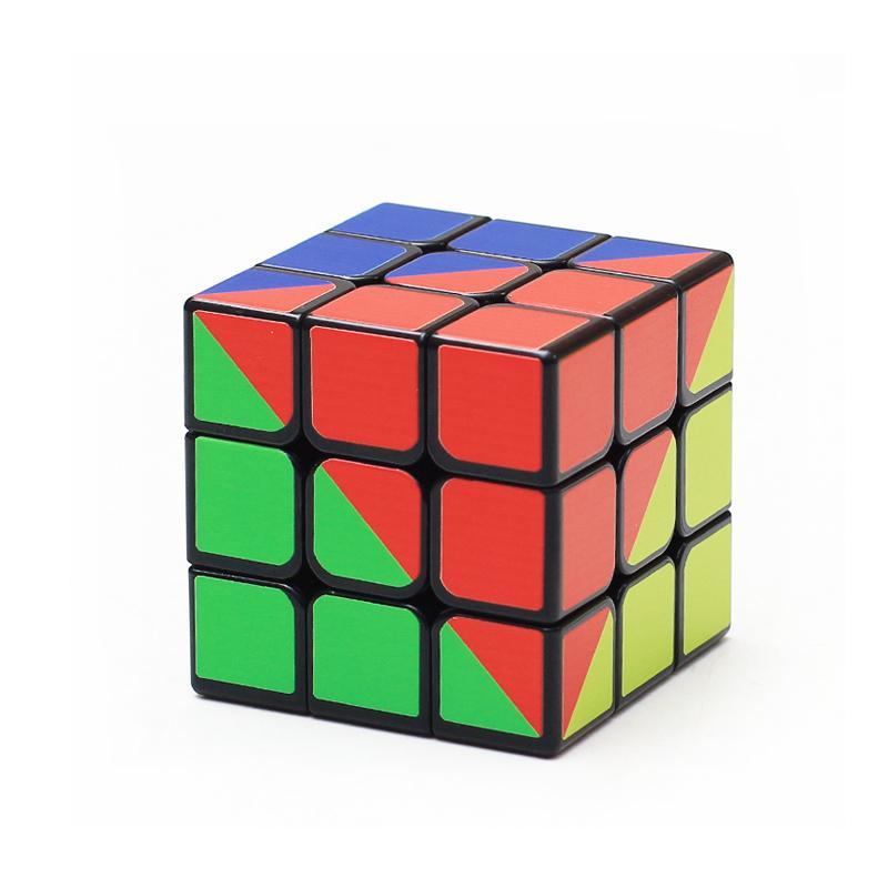 Радужный Кубик Рубика 3x3x3 Решение Задач Детская Образовательная 3D Головоломка Игрушка Испытание для Ума Подарки Для Детей Подростков Cubo Magico