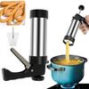Churrera Churro Maker Machine Stainless Steel DIY Cake Cream Decor Making Machine Nozzles Mold Biscuit Maker Kitchen Baking Tool