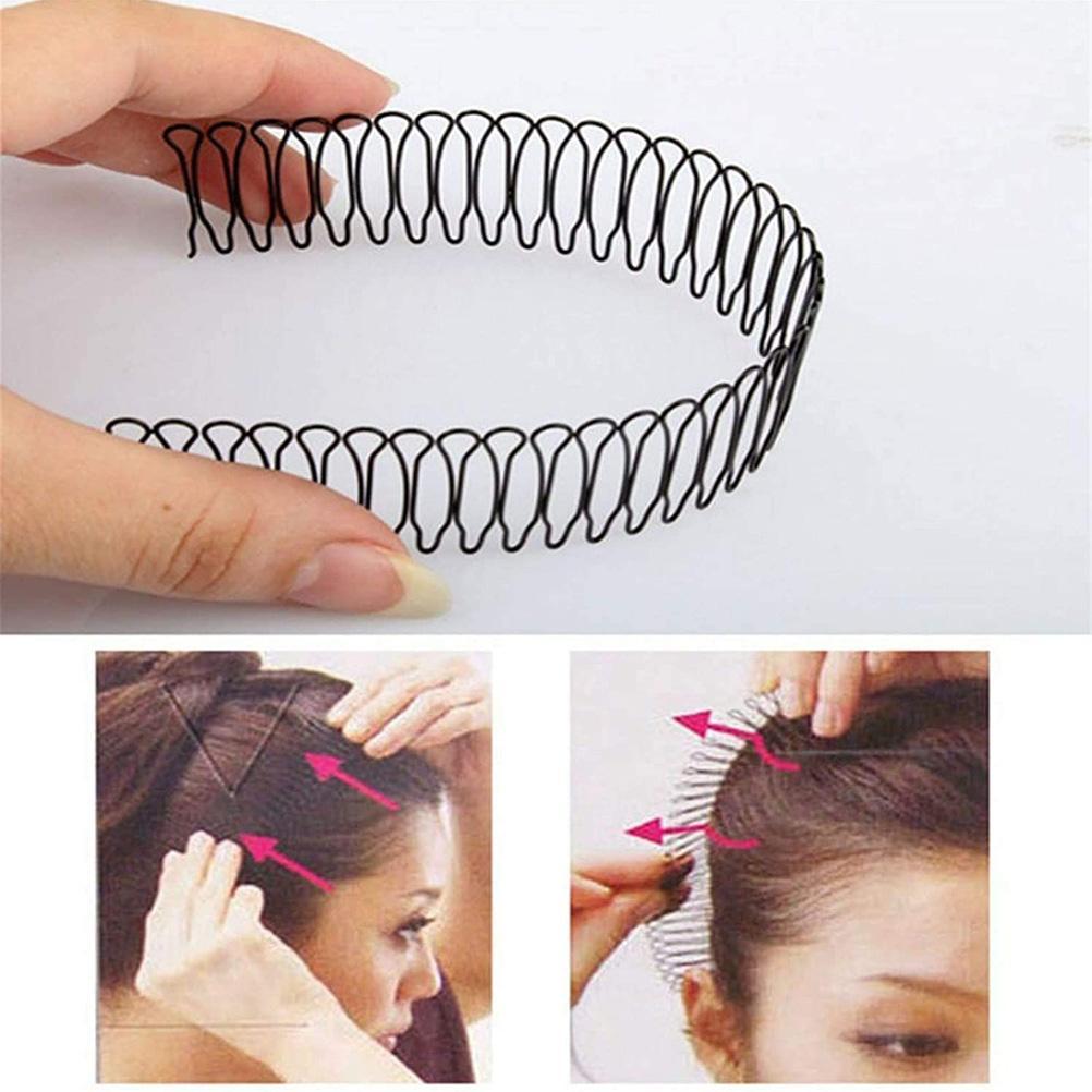 U Shape Hair Finishing Fixer Comb Stretch Invisible Flexible Hair Finishing Fixer Clips for Women