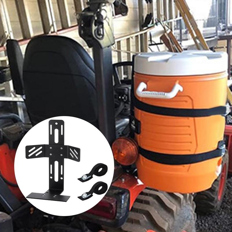 Landscaping Trailer Water Cooler Rack 5 Gallon Steel Water Cooler Holder Mount Bracket Jug Holder for Trailers Truck Utv Mowers