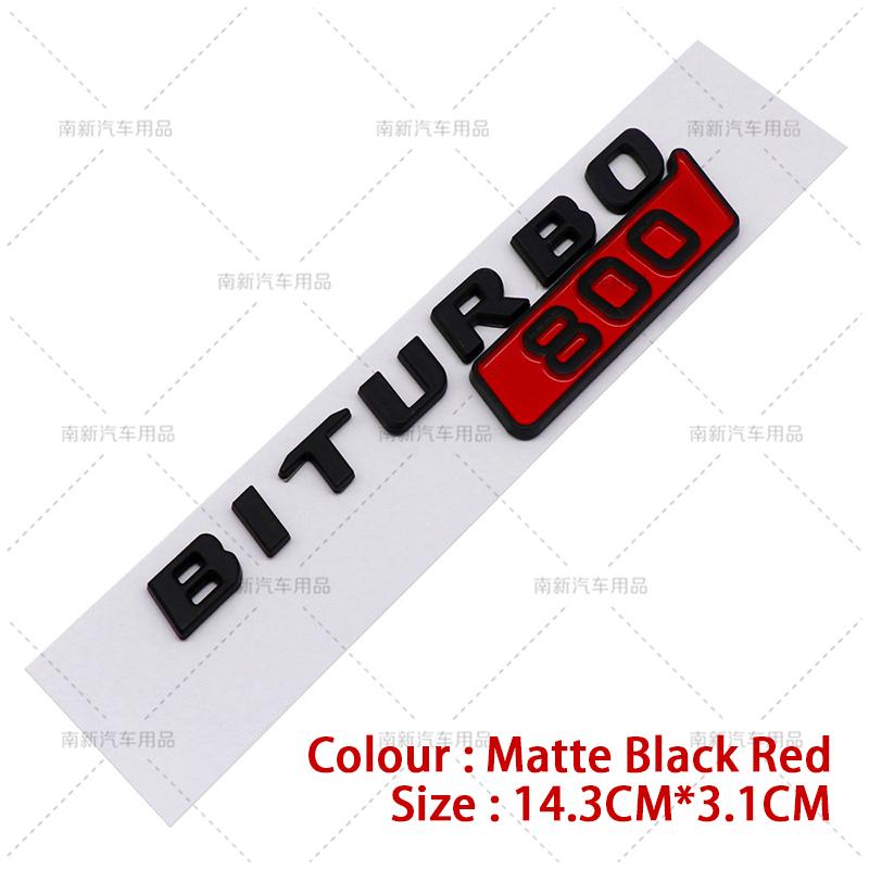 Biturbo 700 800 900 Fender Stickers Badge Rear Trunk Emblem For Benz Brabus G Class G700 G800 G900 W463 Car Styling Accessories TE8
