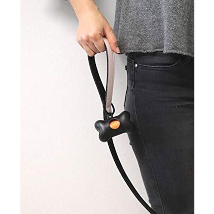 Sac à déjections canines - Bon Ton - Modèle Neon - 10 sacs biodégradables - Plastique recyclé - Crochet pratique