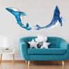 New Creative Starry Sky Whale Wall Sticker Home Wall Decoration Living Room Kids Room Decor Wallpaper Animals Stickers