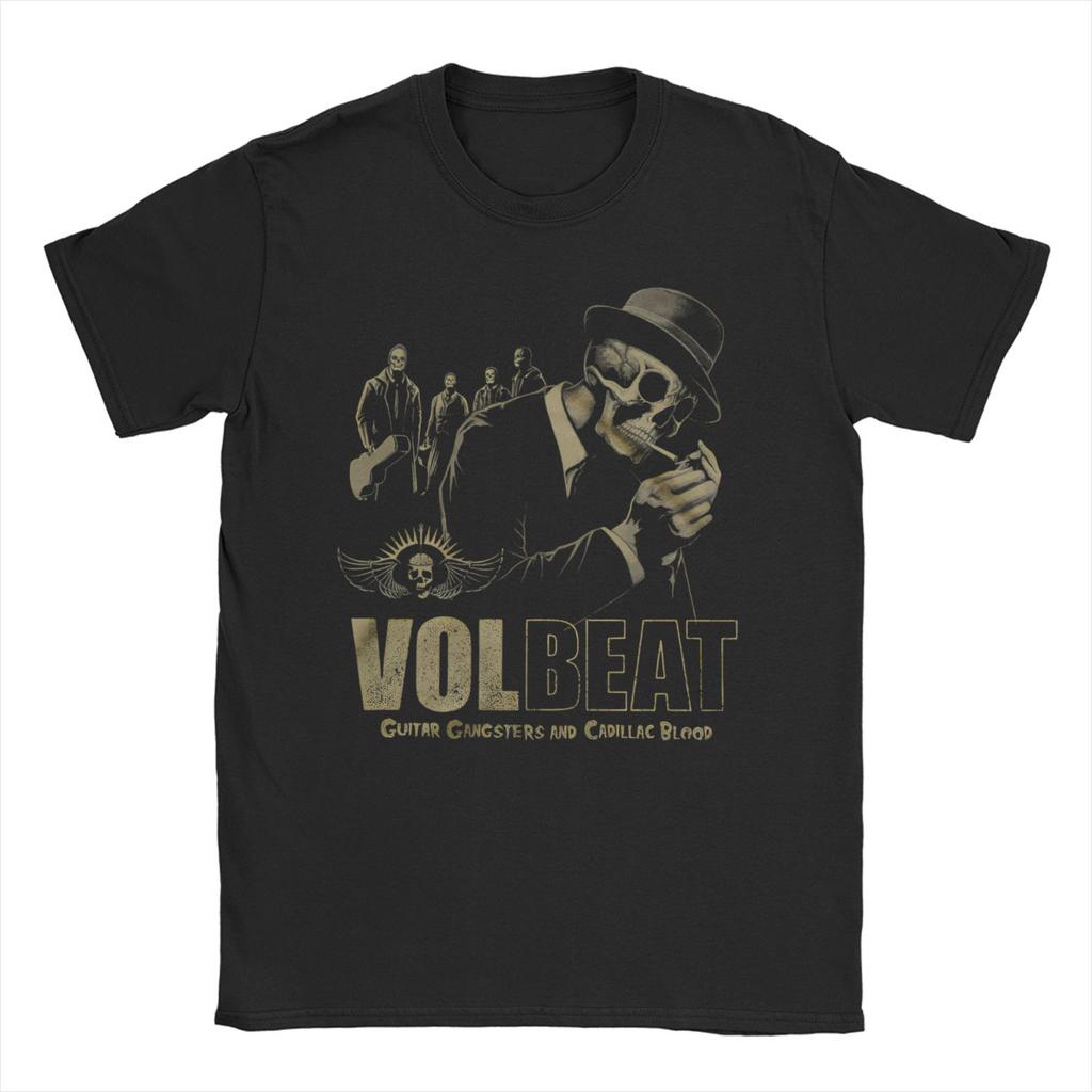 VOLBEATS Tour T-Shirts for Men Women Metal Music Hipster Cotton Tees Crew Neck Short Sleeve T Shirt Summer Tops