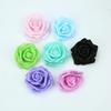 Artificial Flowers 7CM Foam Rose Flower Home Room Wedding Decoration Bridal Accessories Clearance Scrapbooking Brooch Handmade