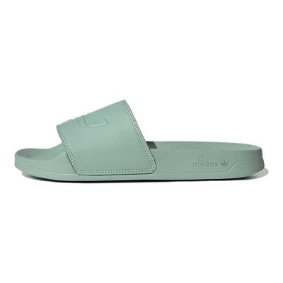 Оригинальные Adilette Lite Толстая подошва Уличные Цельные Удобные Универсальные Шлепанцы Сандалии Унисекс Зеленые GX8894
